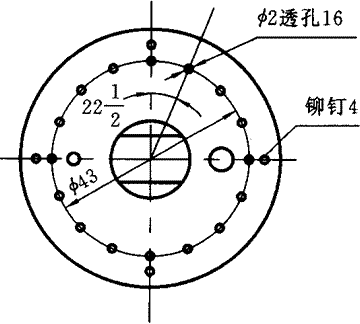 膠質(zhì)層測(cè)定儀壓力盤(pán)俯視圖